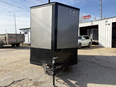 Used 2025 Covered Wagon Trailers 6'x12' Cargo / Enclosed Trailer