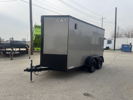 Used 2025 Covered Wagon Trailers 6'x12' TA Cargo / Enclosed Trailer