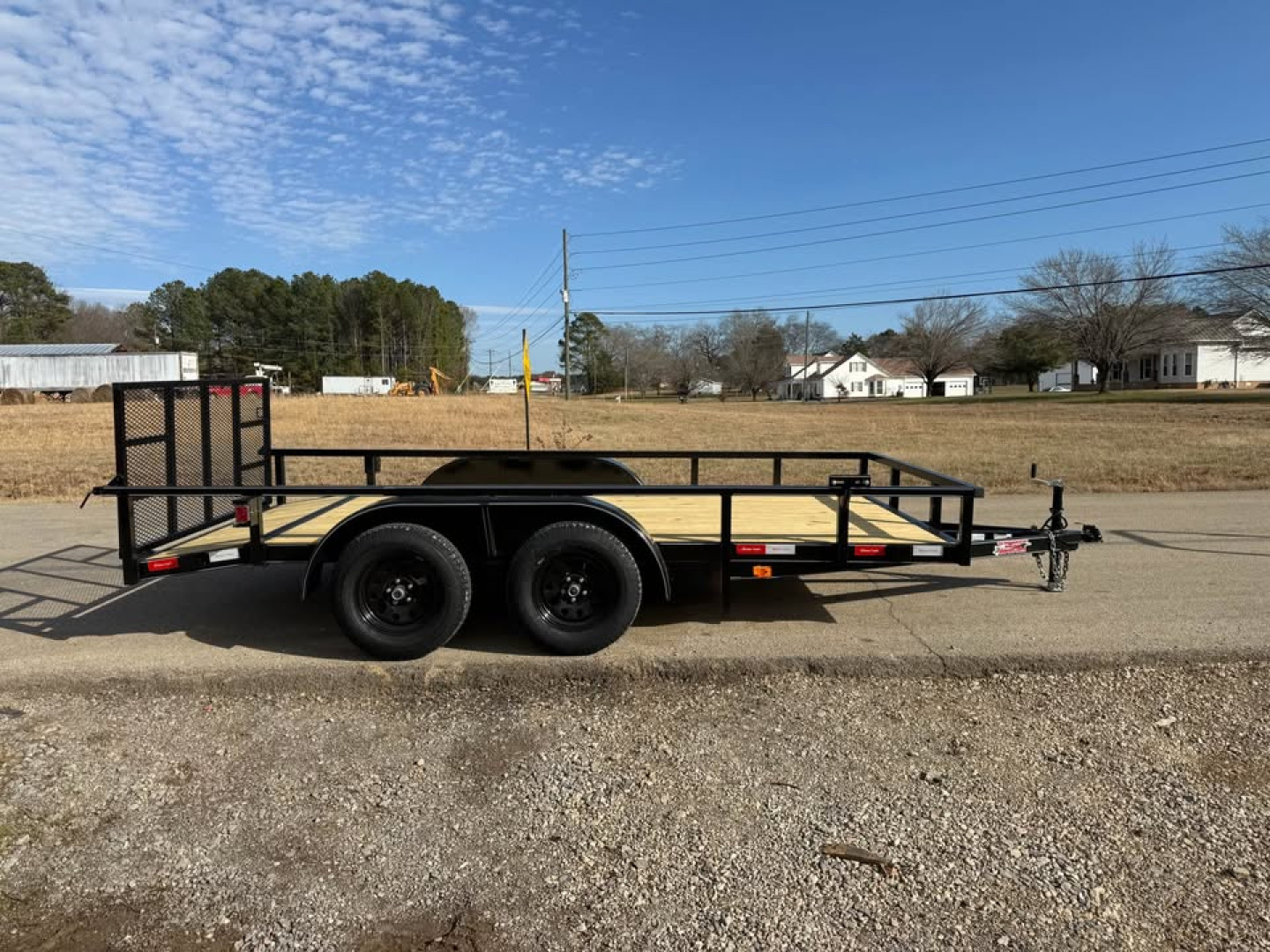 New 2026 Oak Ridge 7x14TA Utility Trailer