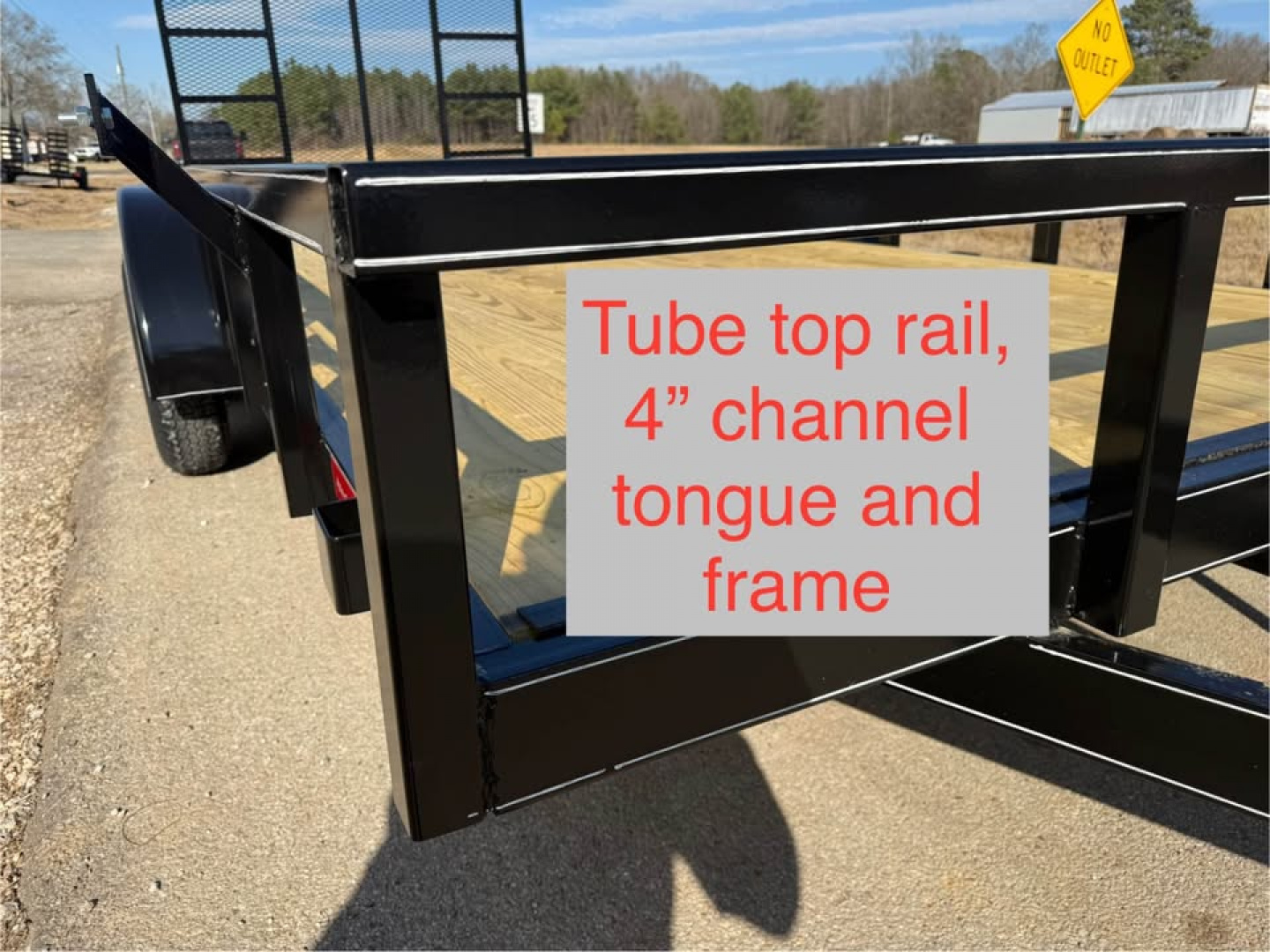 New 2026 Oak Ridge 7x14TA Utility Trailer