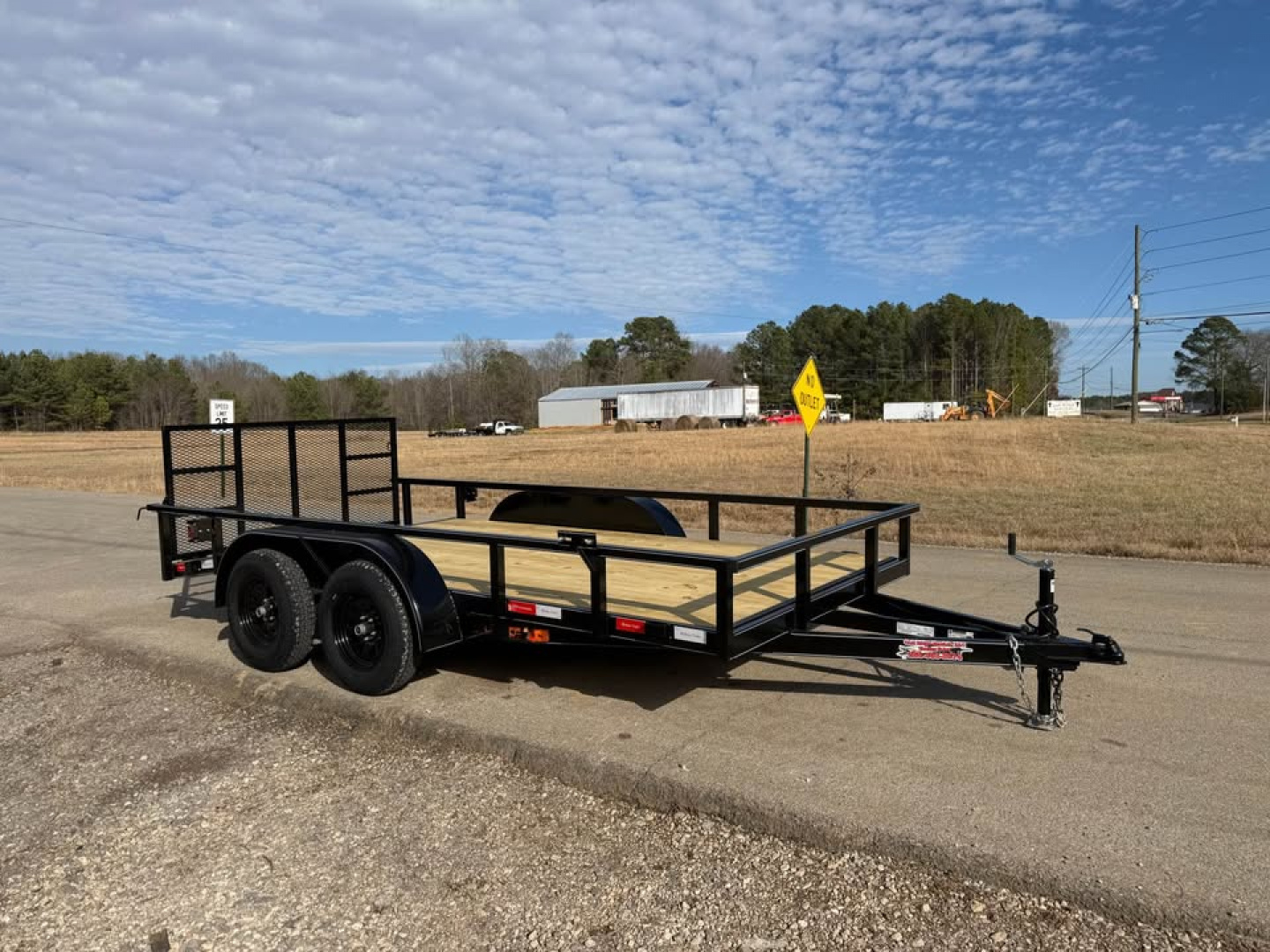 New 2026 Oak Ridge 7x14TA Utility Trailer