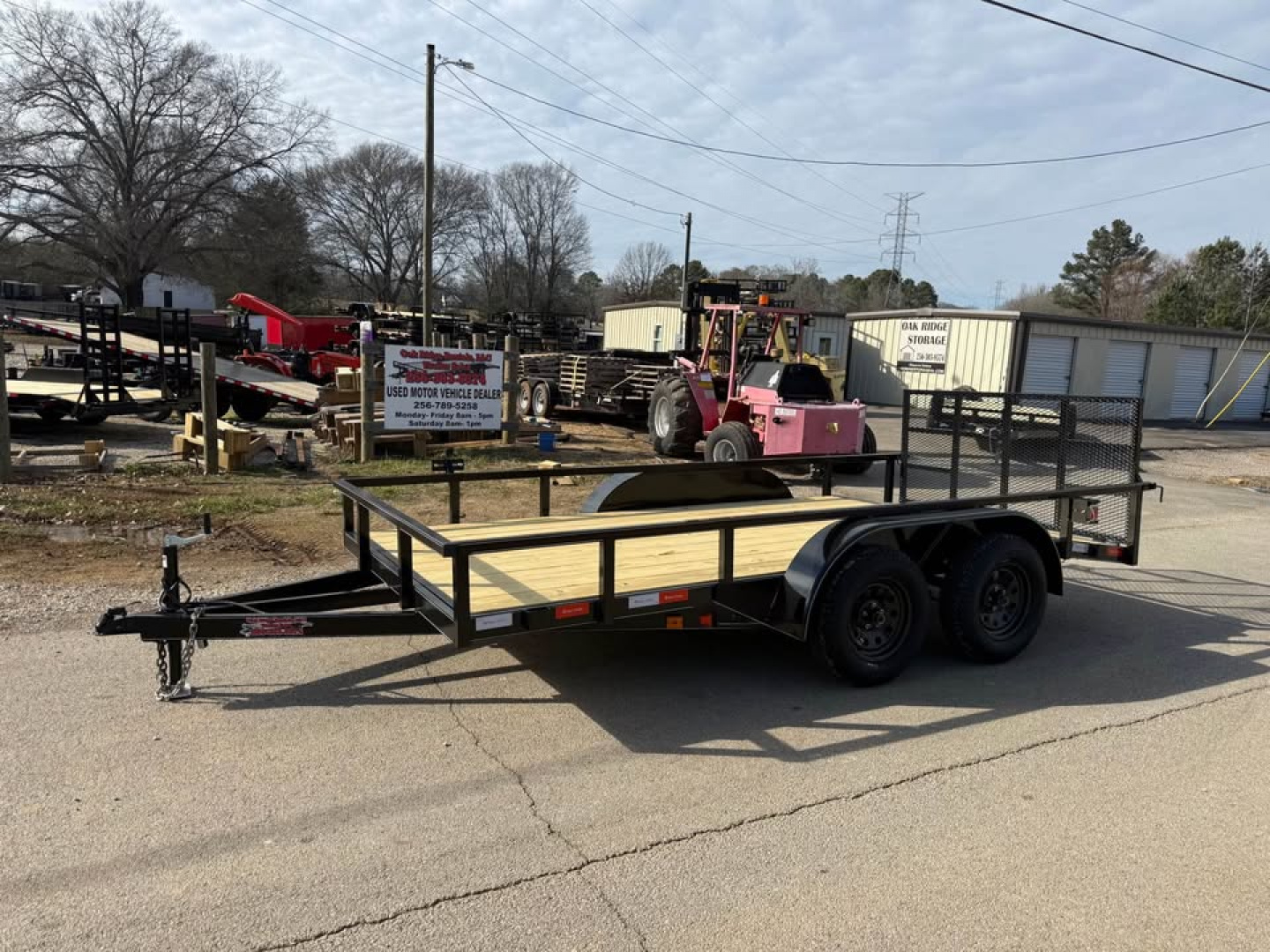 New 2026 Oak Ridge 7x14TA Utility Trailer