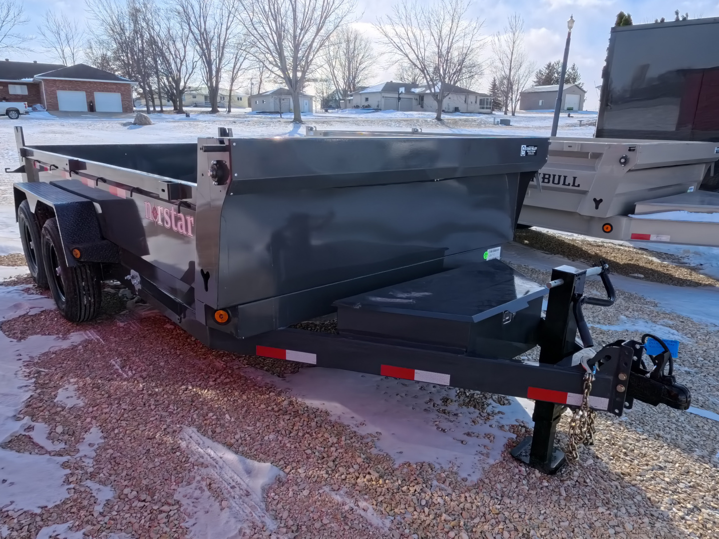 New 2026 Norstar 83 x 14 DCB Dump Trailer, 14,000lb. GVWR, Grey