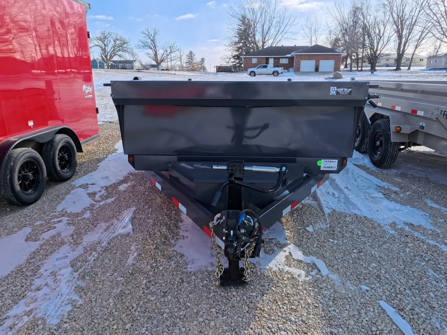 New 2026 Norstar 83 x 14 DCB Dump Trailer, 14,000lb. GVWR, Grey