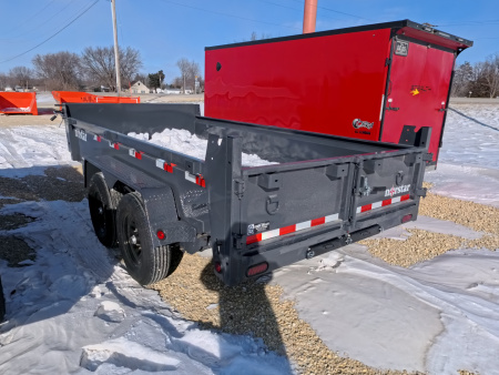 New 2026 Norstar 83 x 14 DCB Dump Trailer, 14,000lb. GVWR, Grey