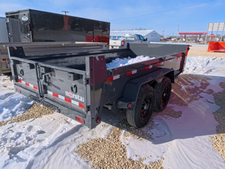 New 2026 Norstar 83 x 14 DCB Dump Trailer, 14,000lb. GVWR, Grey