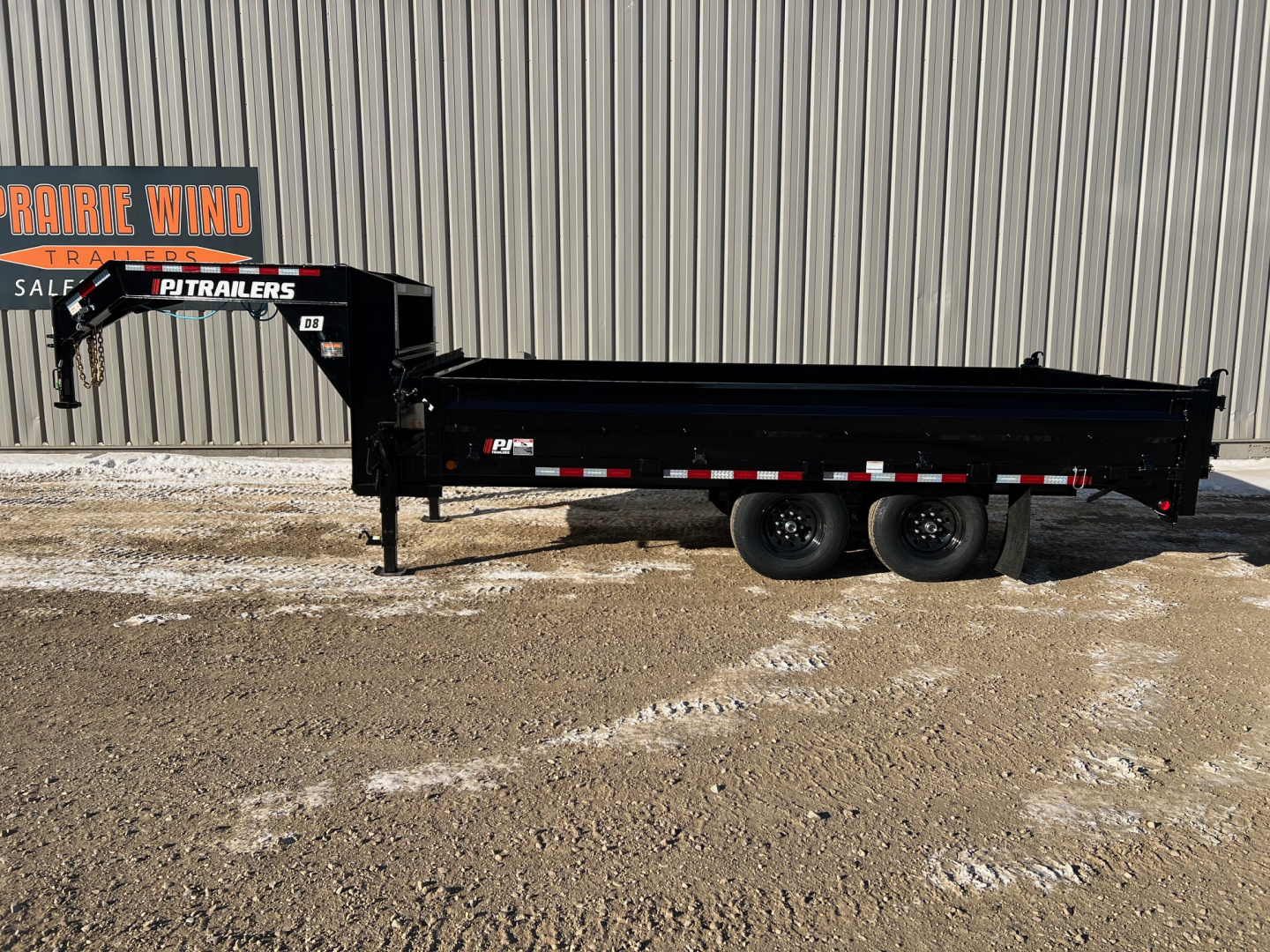 New 2026 PJ Trailers 16' D8 Gooseneck Dump Trailer