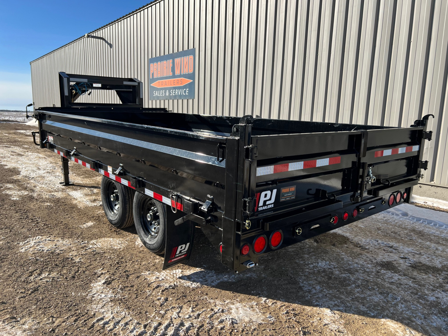 New 2026 PJ Trailers 16' D8 Gooseneck Dump Trailer