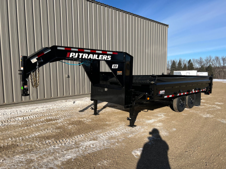 New 2026 PJ Trailers 16' D8 Gooseneck Dump Trailer