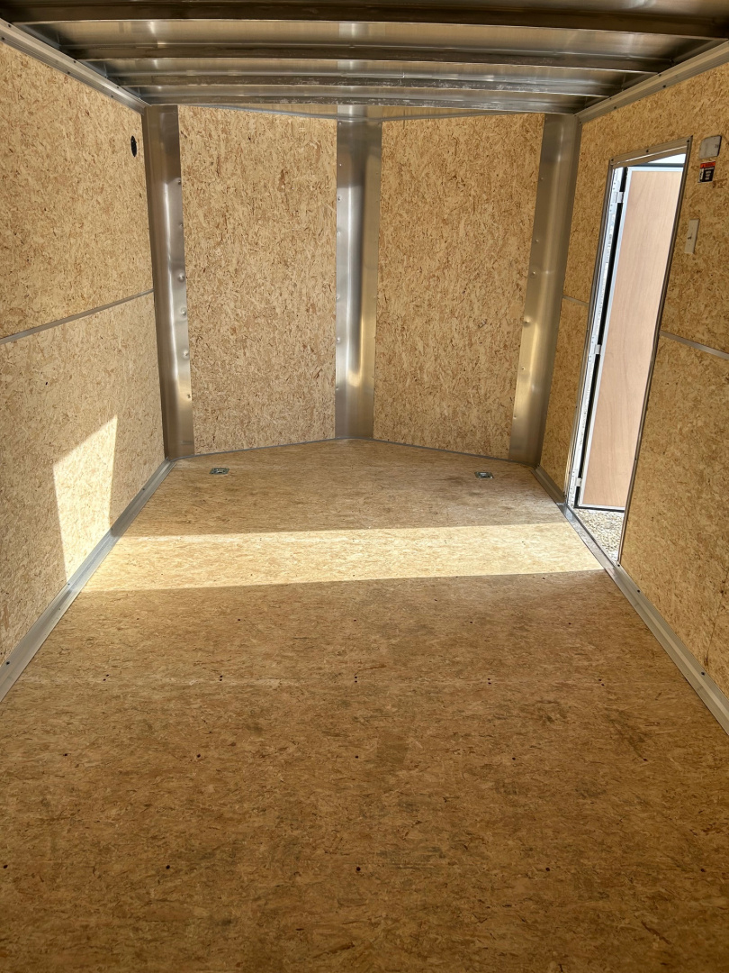 New 2025 H&H Trailers 8.5'X24' V NOSE CAR HAULER 85" INTERIOR HEIGHT RAMP DOOR Cargo / Enclosed Trailer