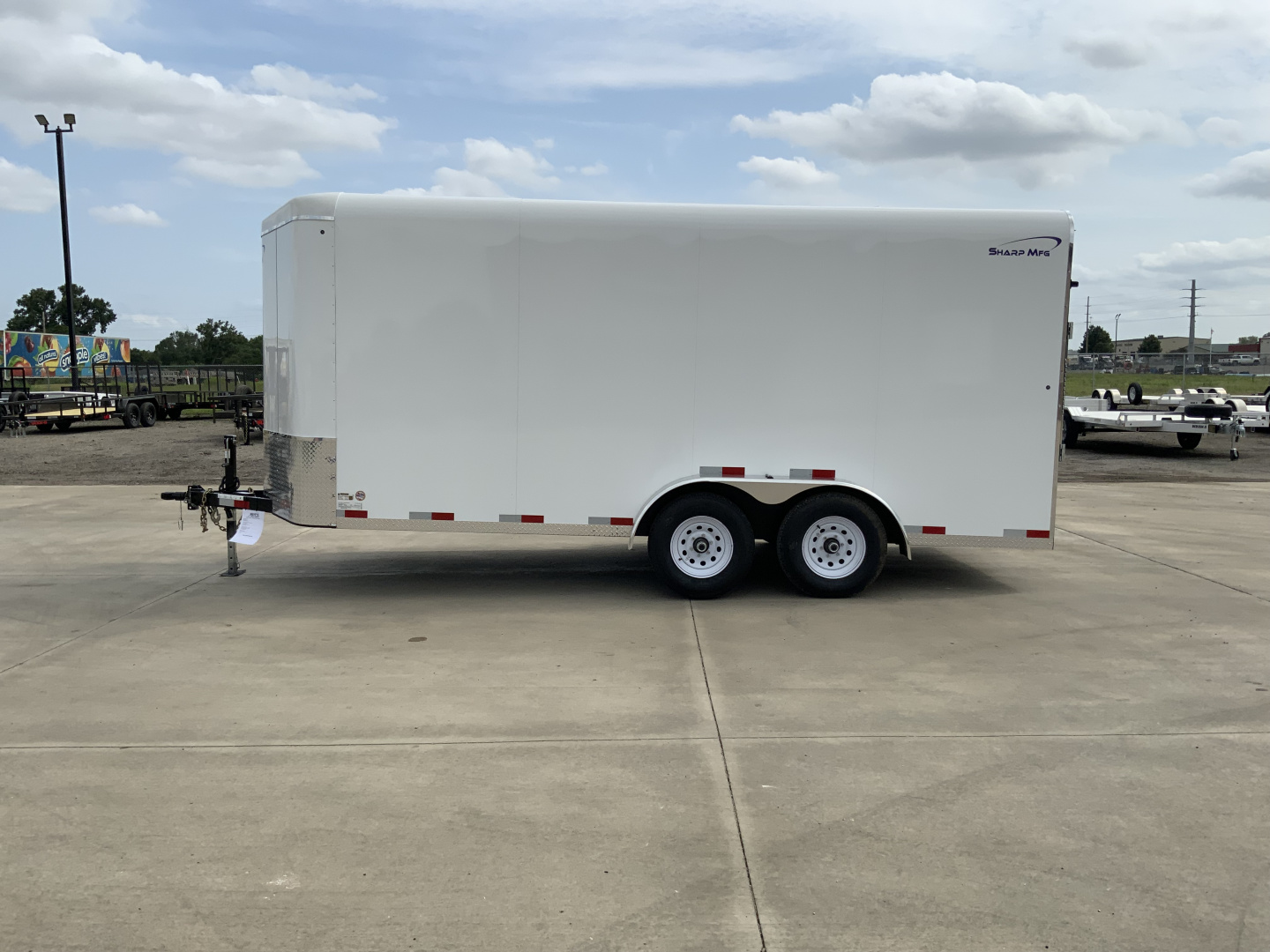 New 2026 Sharp Manufacturing 7 X 16 Cargo / Enclosed Trailer