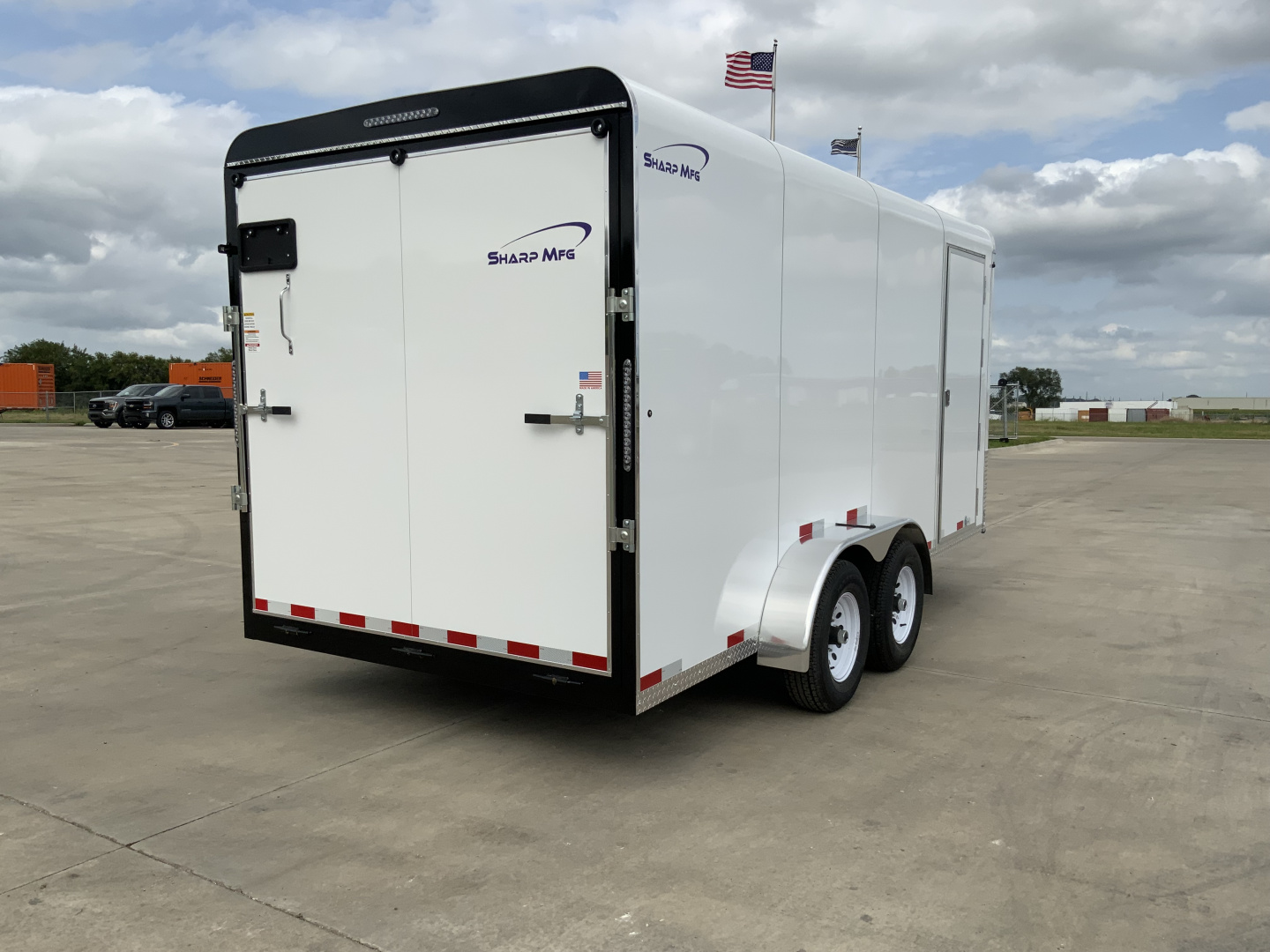 New 2026 Sharp Manufacturing 7 X 16 Cargo / Enclosed Trailer