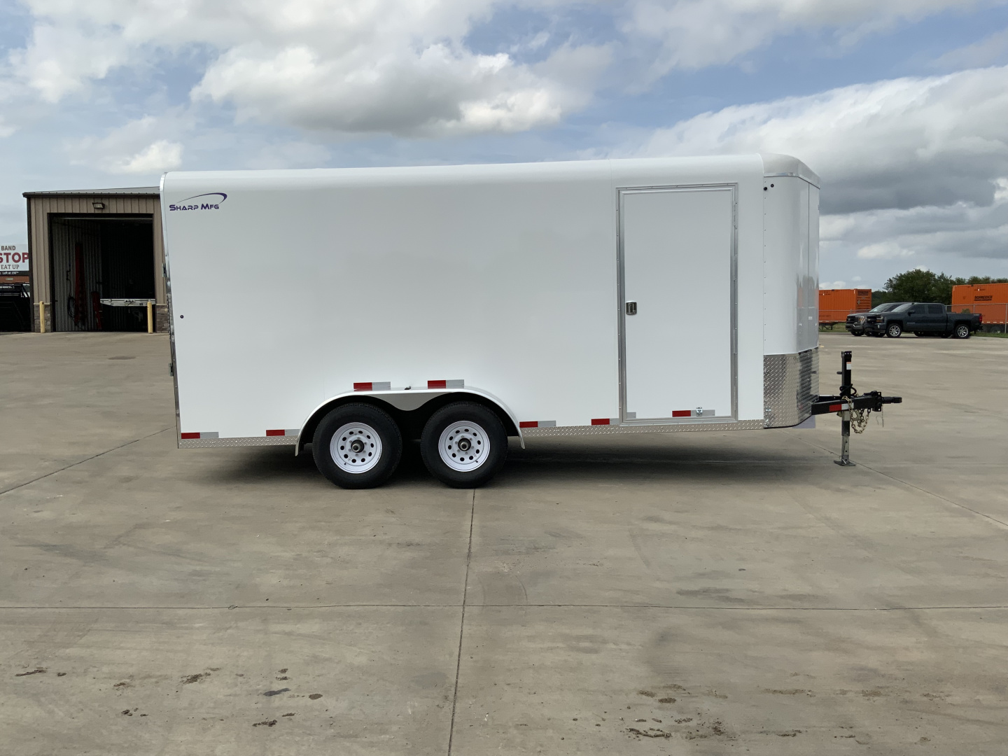 New 2026 Sharp Manufacturing 7 X 16 Cargo / Enclosed Trailer