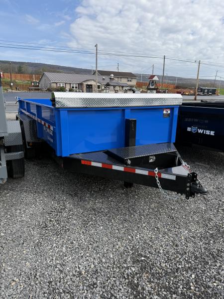 New 2026 BWISE 7x14 - 15.4K GVWR - Two-Tone - DLP Series Dump Trailer