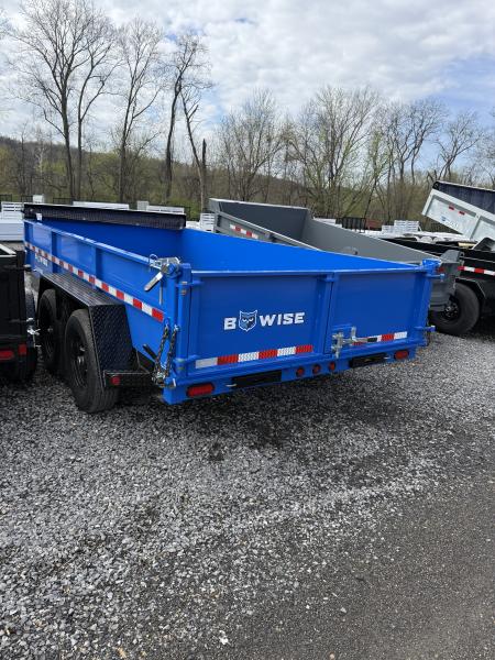 New 2026 BWISE 7x14 - 15.4K GVWR - Two-Tone - DLP Series Dump Trailer
