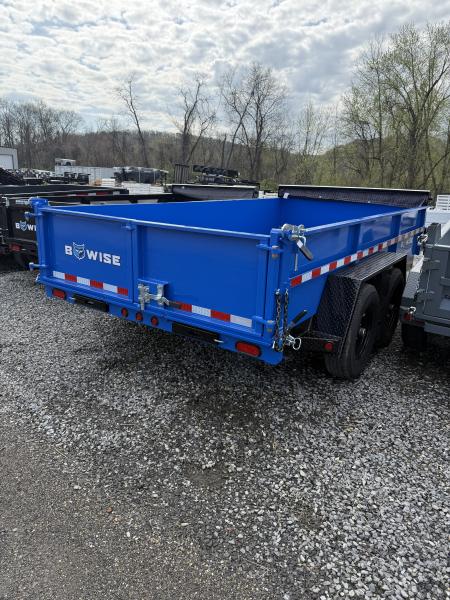 New 2026 BWISE 7x14 - 15.4K GVWR - Two-Tone - DLP Series Dump Trailer
