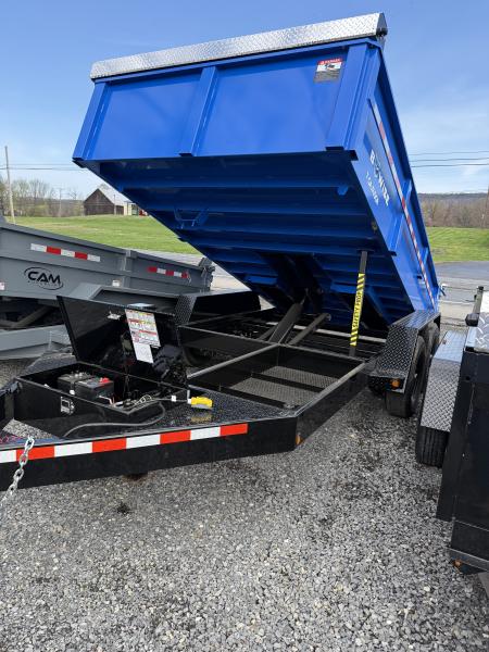 New 2026 BWISE 7x14 - 15.4K GVWR - Two-Tone - DLP Series Dump Trailer