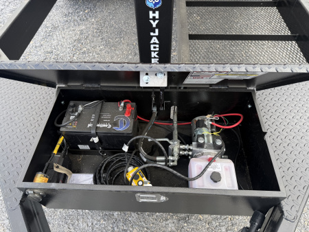 New ***DEALER DEMO *** 2025 BWise 7x14 - 15.4K GVWR - Two-Tone - DLP Series Dump Trailer