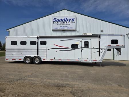 Used 2008 Exiss 4H Horse Trailer