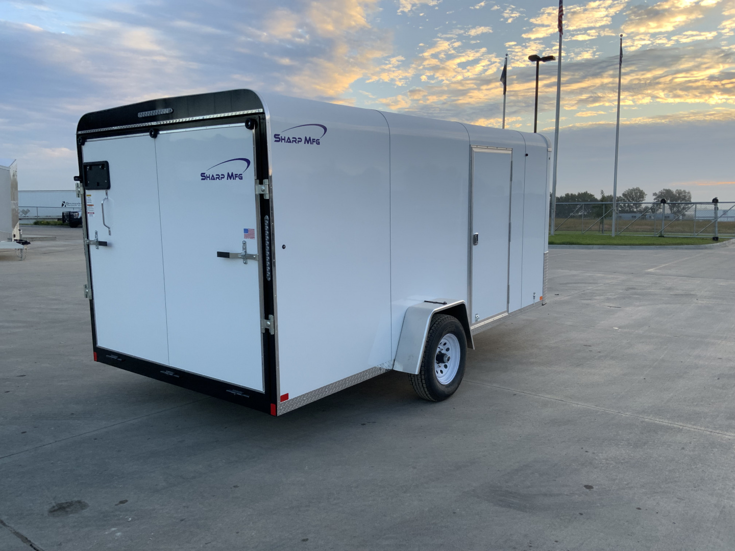 New 2026 Sharp Manufacturing 7 X 14 Cargo / Enclosed Trailer