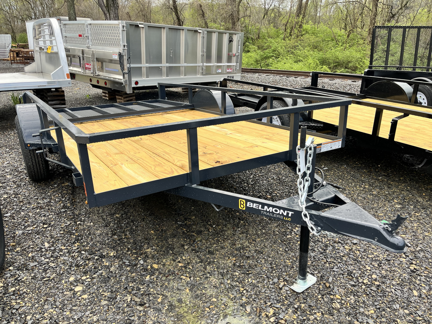 New 2026 Belmont - 6x12 Utility Trailer - CHARCOAL