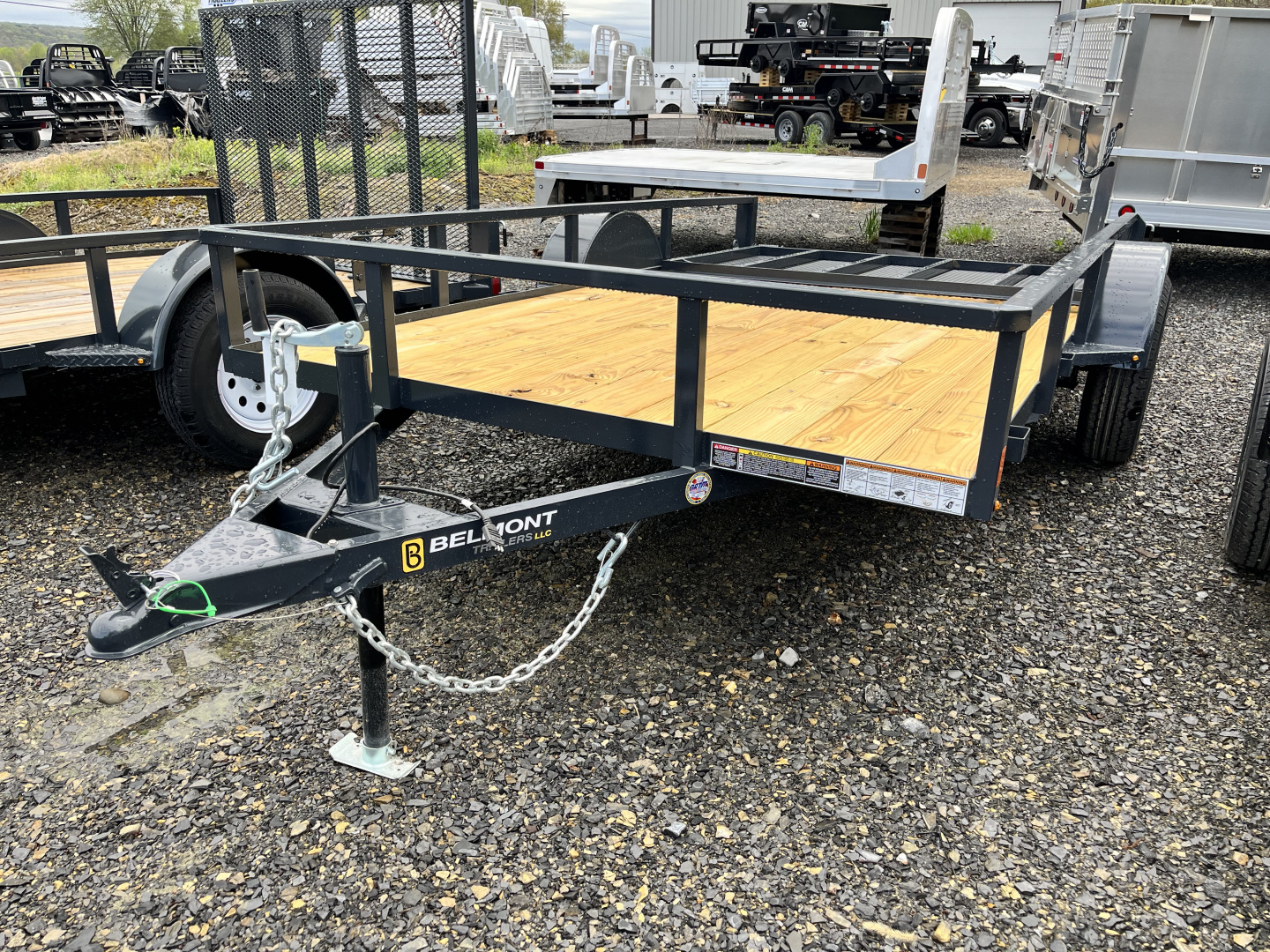 New 2026 Belmont - 6x12 Utility Trailer - CHARCOAL