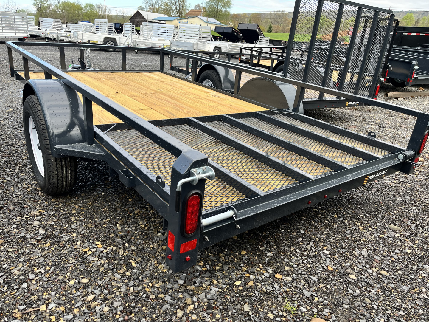 New 2026 Belmont - 6x12 Utility Trailer - CHARCOAL