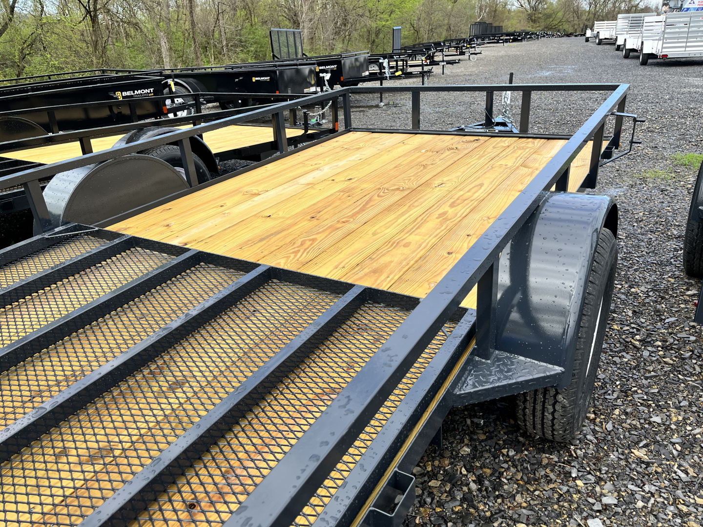 New 2026 Belmont - 6x12 Utility Trailer - CHARCOAL