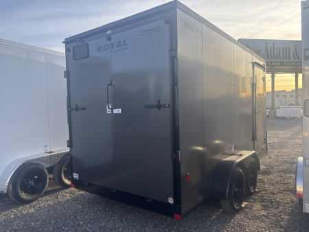 New 2026 Royal Cargo Trailers 7 X 14 +V ENCLOSED CARGO WITH RAMP Cargo / Enclosed Trailer