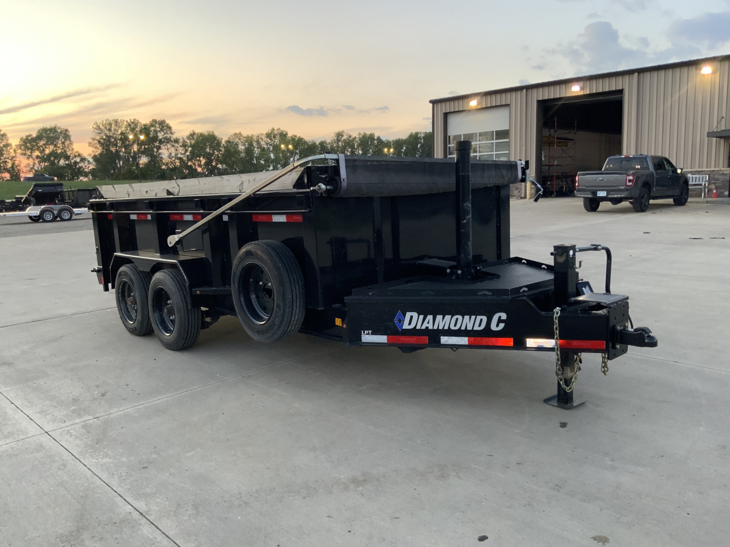 Used 2024 Diamond C Trailers LPT 208 14 X 81 Dump Trailer