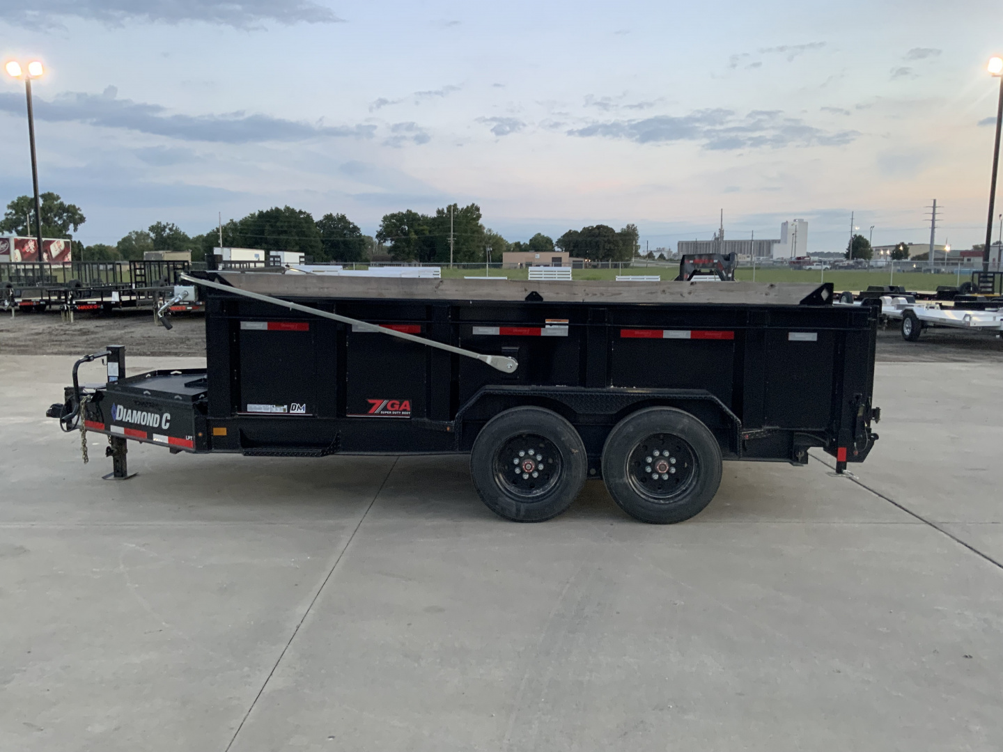 Used 2024 Diamond C Trailers LPT 208 14 X 81 Dump Trailer