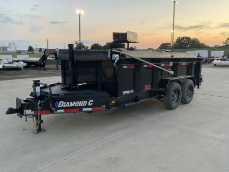 Used 2024 Diamond C Trailers LPT 208 14 X 81 Dump Trailer