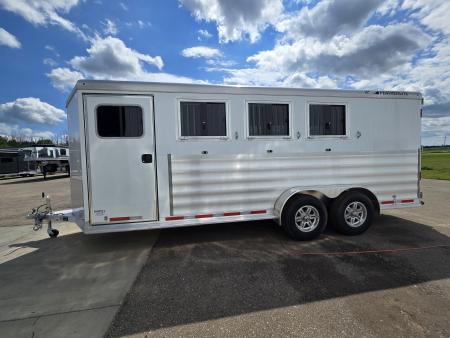 New 2026 Featherlite 7348-STD 3 Horse Trailer
