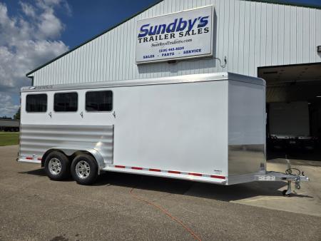 New 2026 Featherlite 7348-STD 3 Horse Trailer