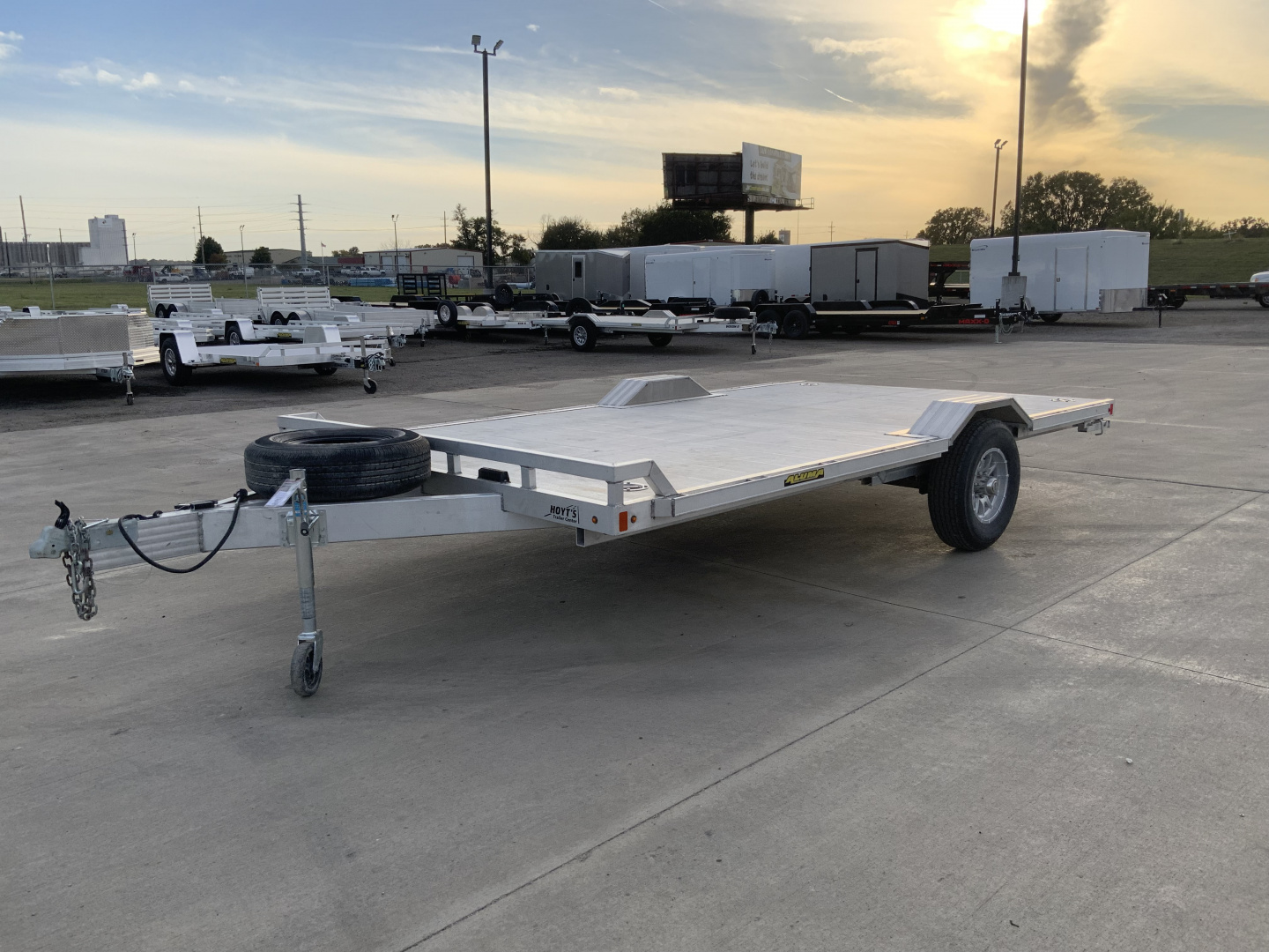 Used 2025 Aluma WB15H Utility Trailer