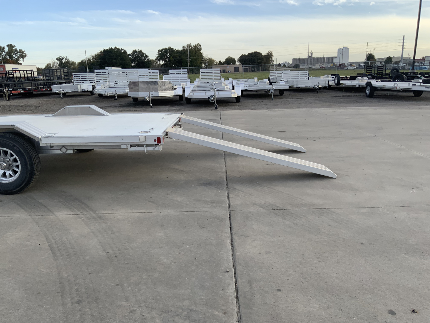 Used 2025 Aluma WB15H Utility Trailer