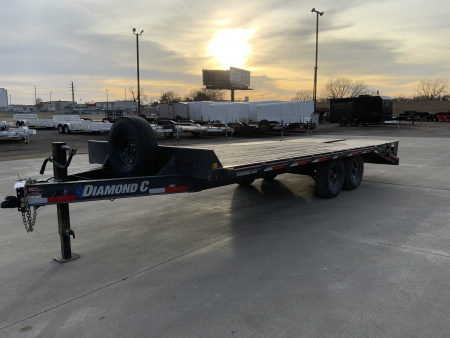 Used 2023 Diamond C Trailers DEC 207 25' Deckover Trailer