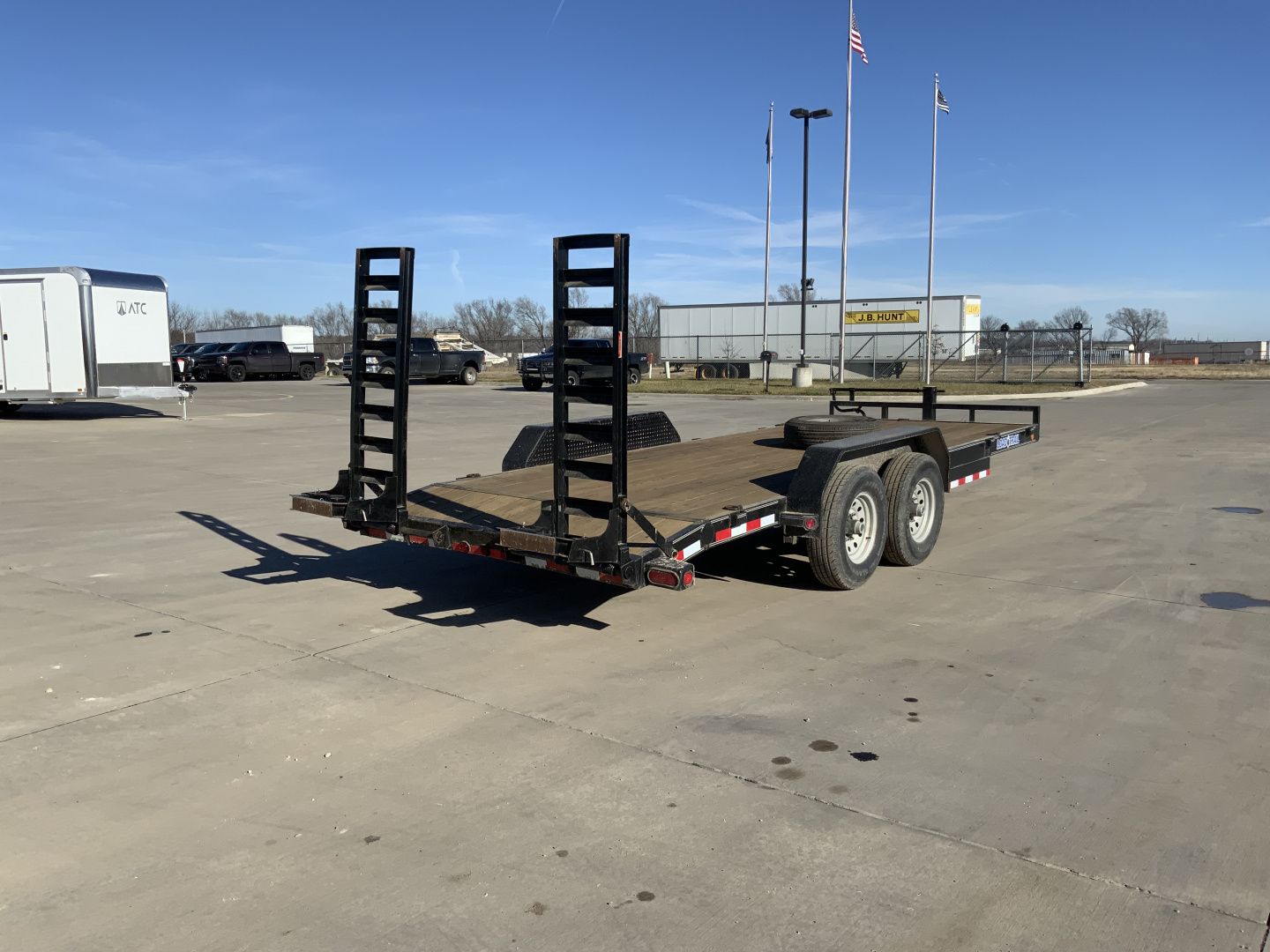 Used 2015 Load Trail EQ14 Equipment Trailer