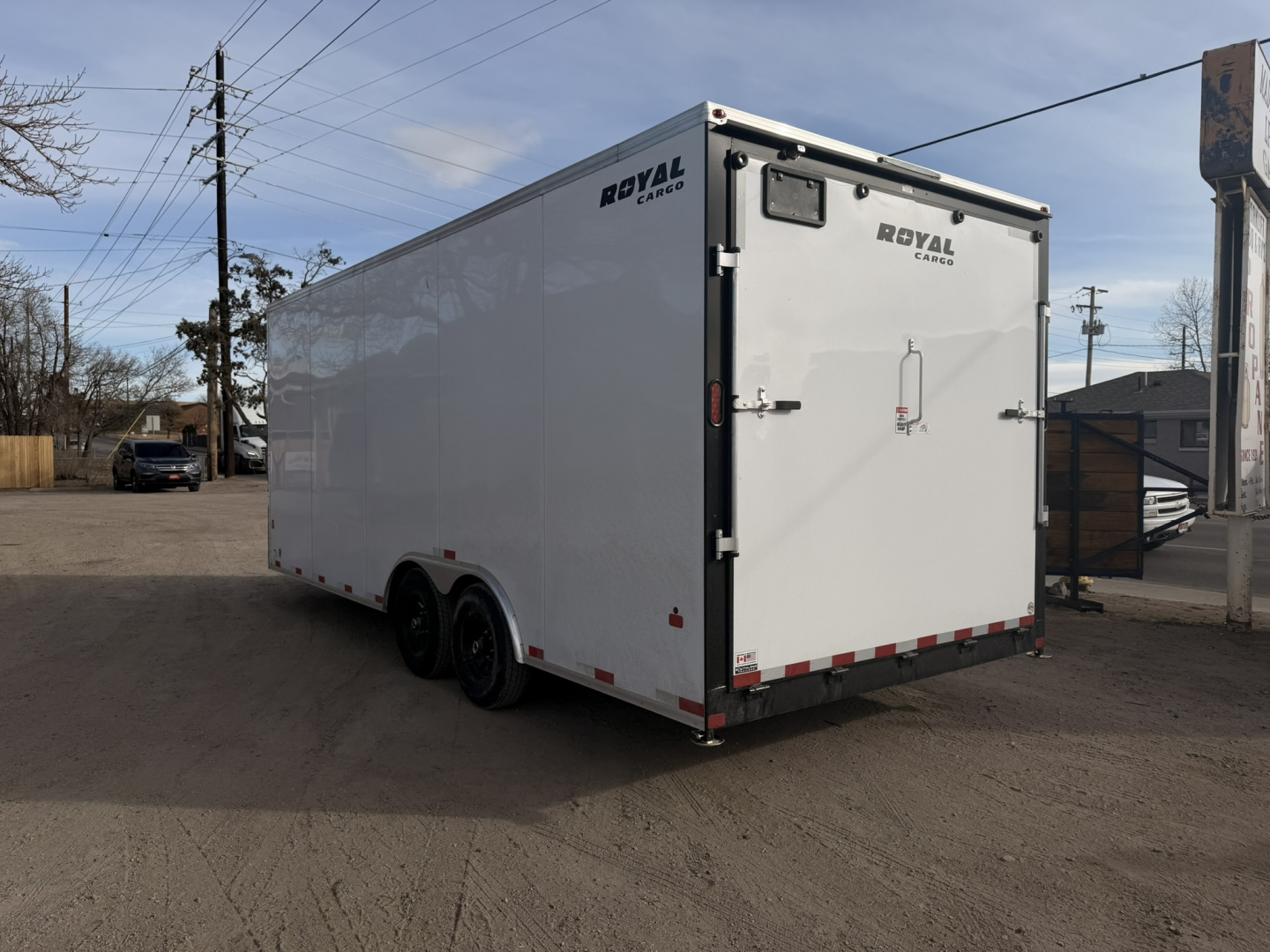 New 2026 Royal 8-20-1.5V Enclosed Car Hauler
