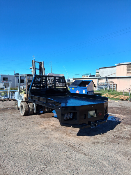 New 2026 Iron Ox FLATBED RAM SRW LONG BED Truck Bed