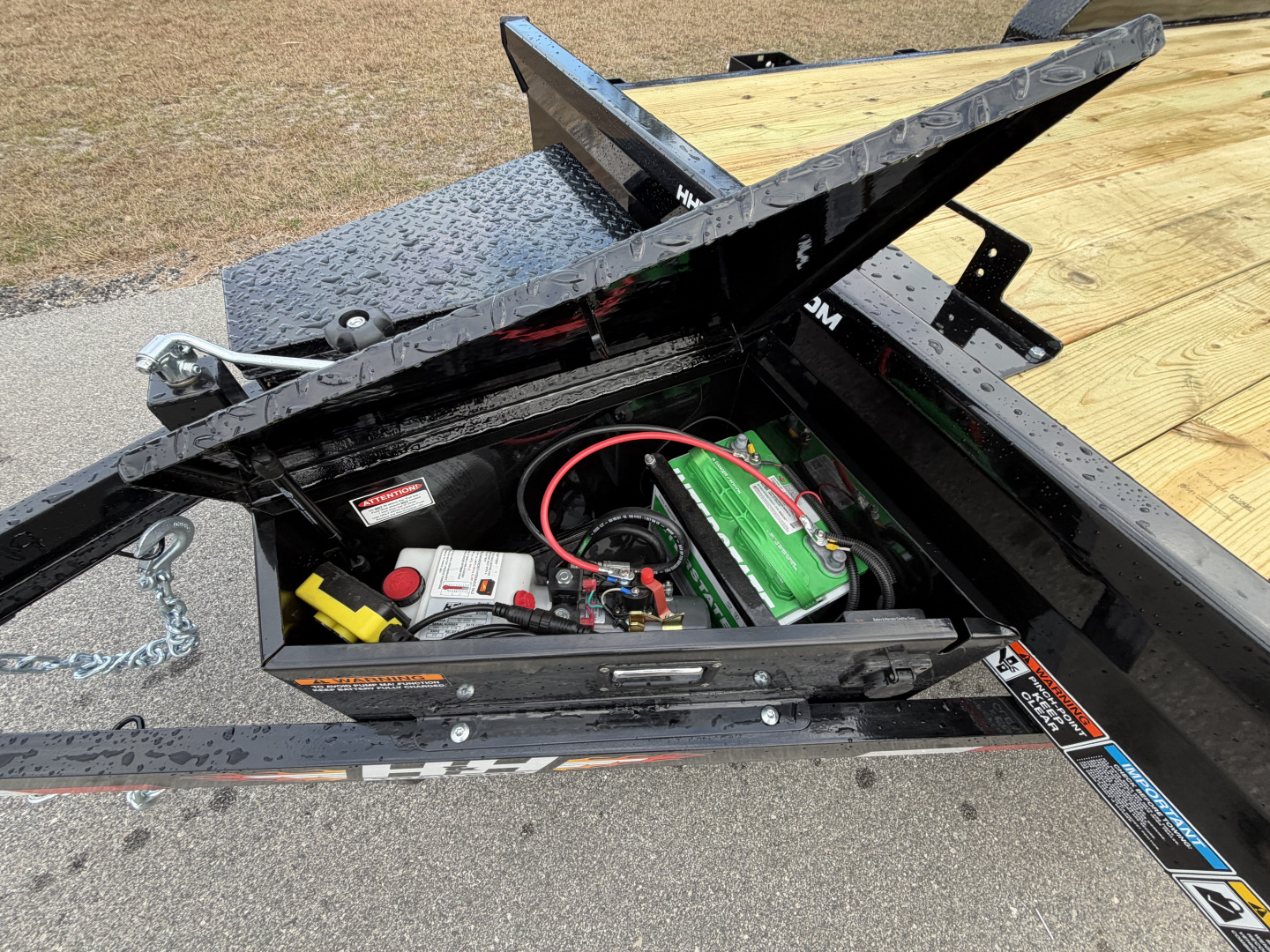 New 2026 H&H Trailers 10K 82X20 Electric Tilt Speed Loader Car Hauler