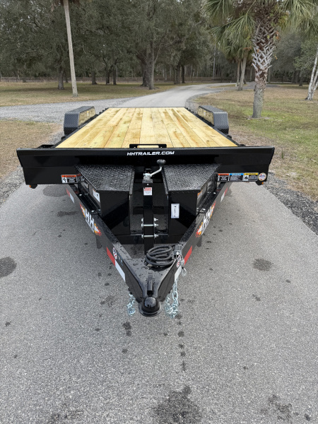 New 2026 H&H Trailers 10K 82X20 Electric Tilt Speed Loader Car Hauler
