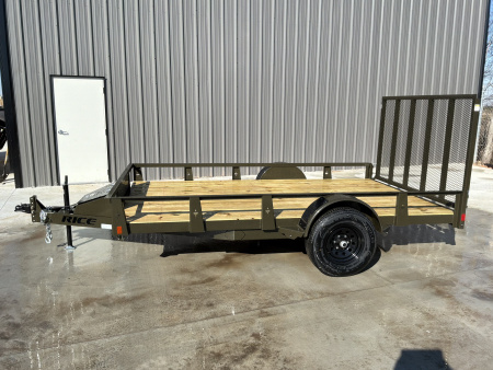 New 2026 Rice Trailers RSM8212 Utility Trailer