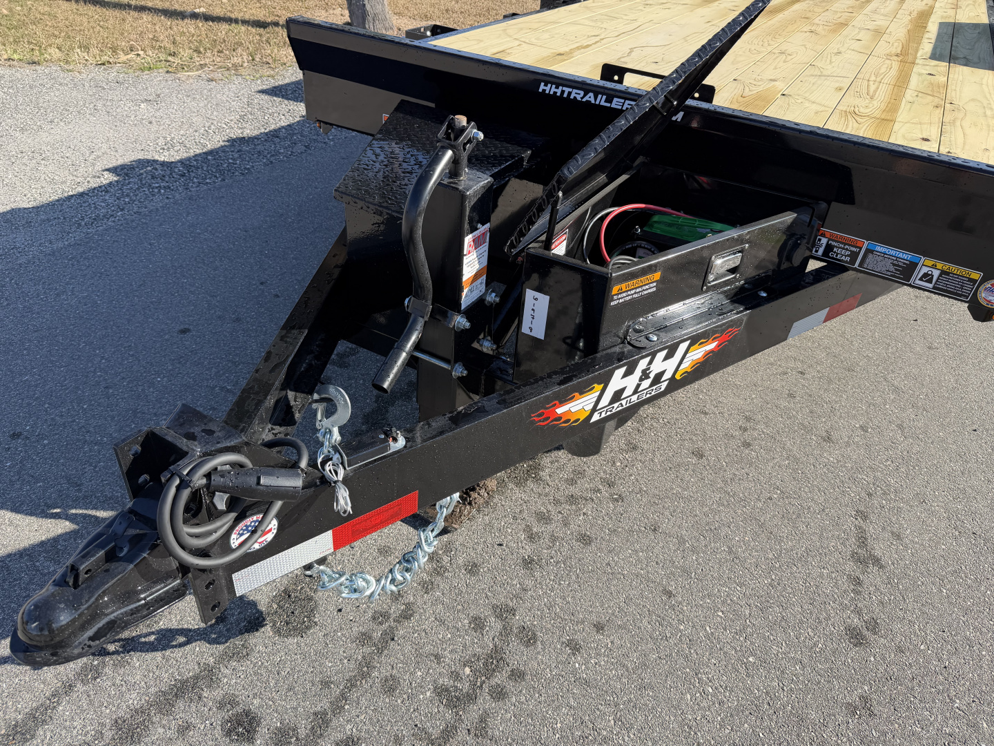 New 2026 H&H Trailers 14K 82X20 Electric Tilt Speed Loader Car Hauler