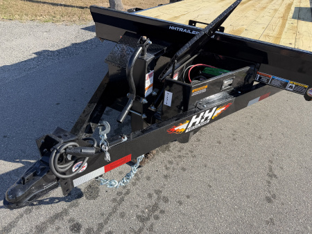 New 2026 H&H Trailers 14K 82X20 Electric Tilt Speed Loader Car Hauler
