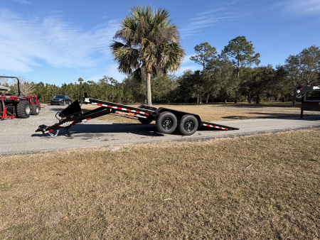 New 2026 H&H Trailers 14K 82X20 Electric Tilt Speed Loader Car Hauler