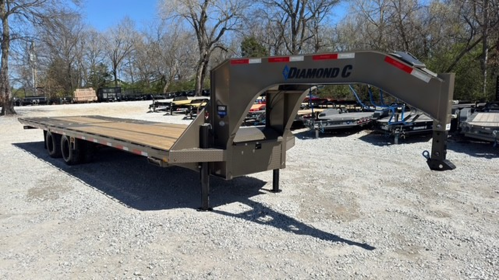 New 2026 Diamond C Trailers 25K FMAX210 12' Hydraulic Dovetail 30'X102" Flatbed Trailer