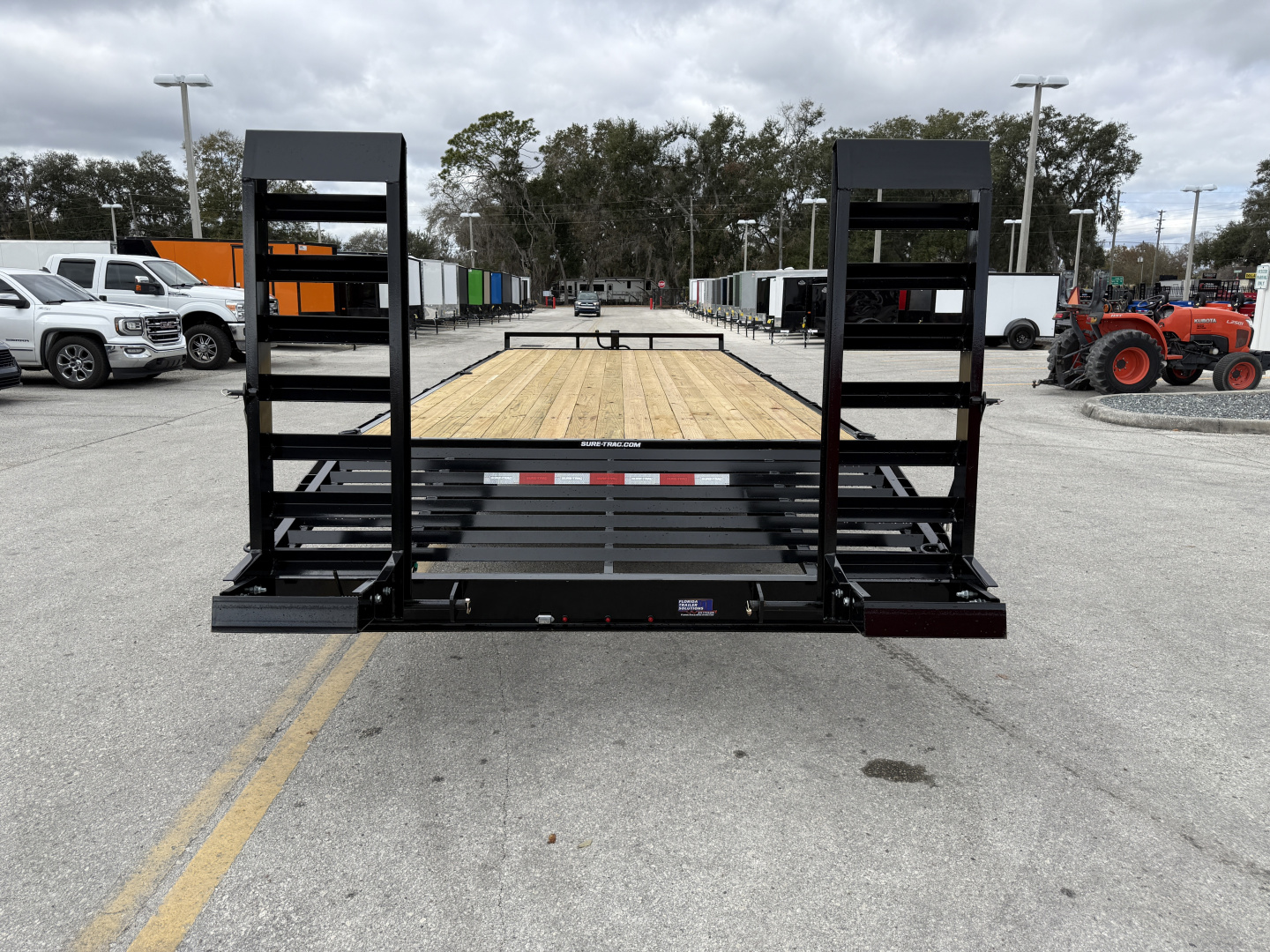 New 2026 Sure-Trac 8.5x20+4 15K Standard Duty Beavertail Deckover Trailer