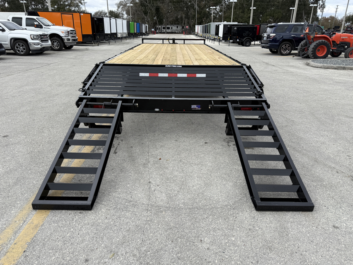New 2026 Sure-Trac 8.5x20+4 15K Standard Duty Beavertail Deckover Trailer