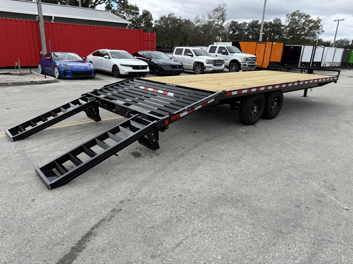 New 2026 Sure-Trac 8.5x20+4 15K Standard Duty Beavertail Deckover Trailer